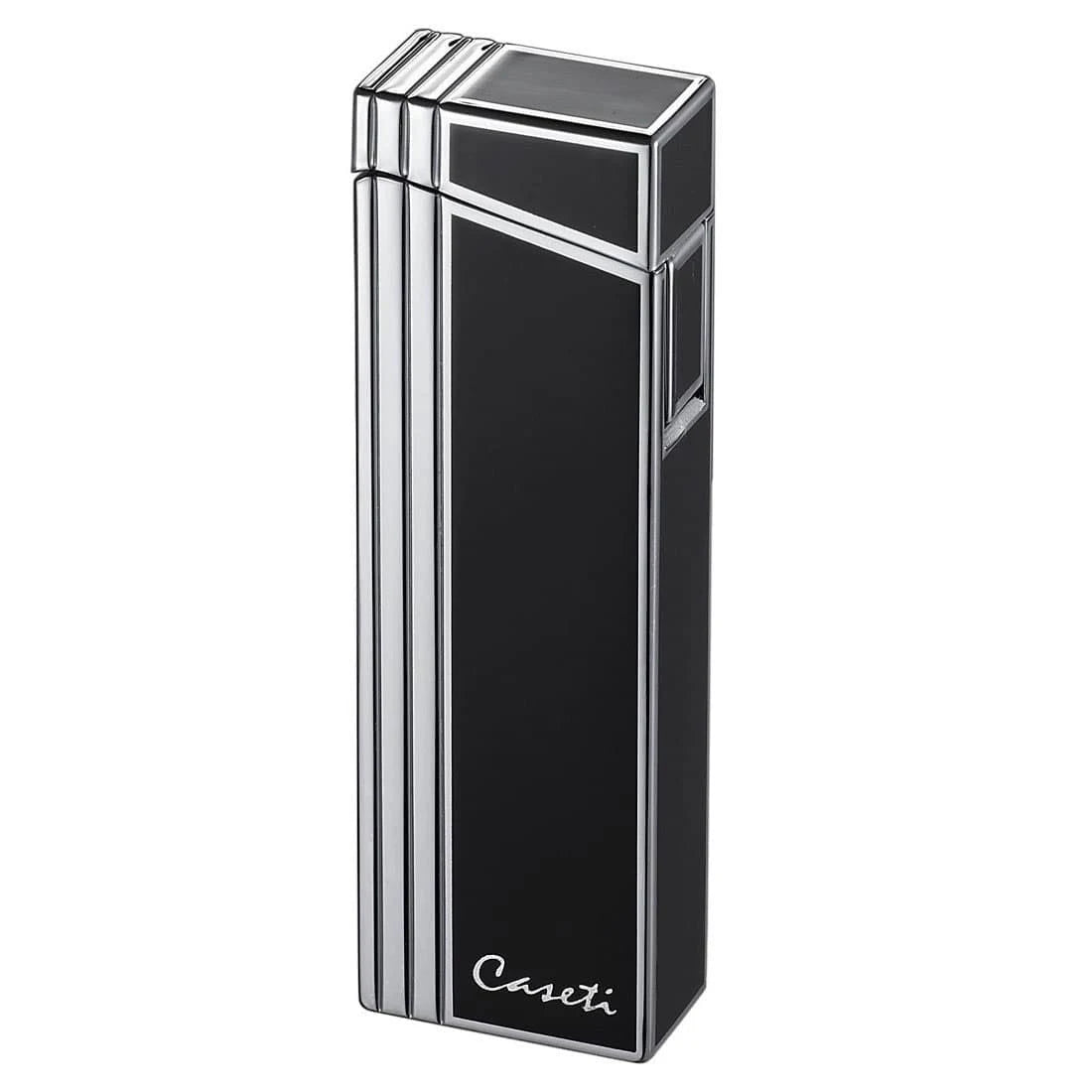 Black Lacquer Compact Torch Flame Lighter V24145