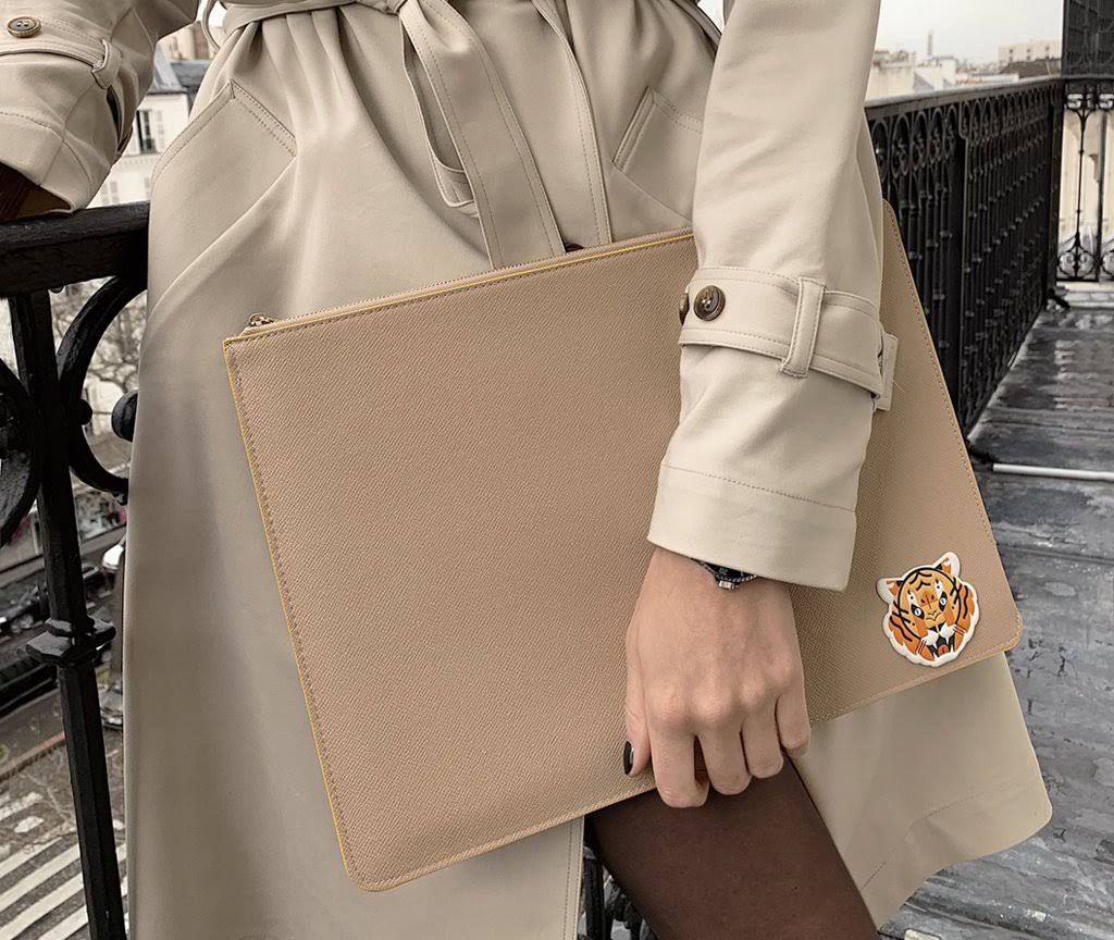 Laptop Case (Beige/Yellow) - 13-15 inch pu-leather G525877