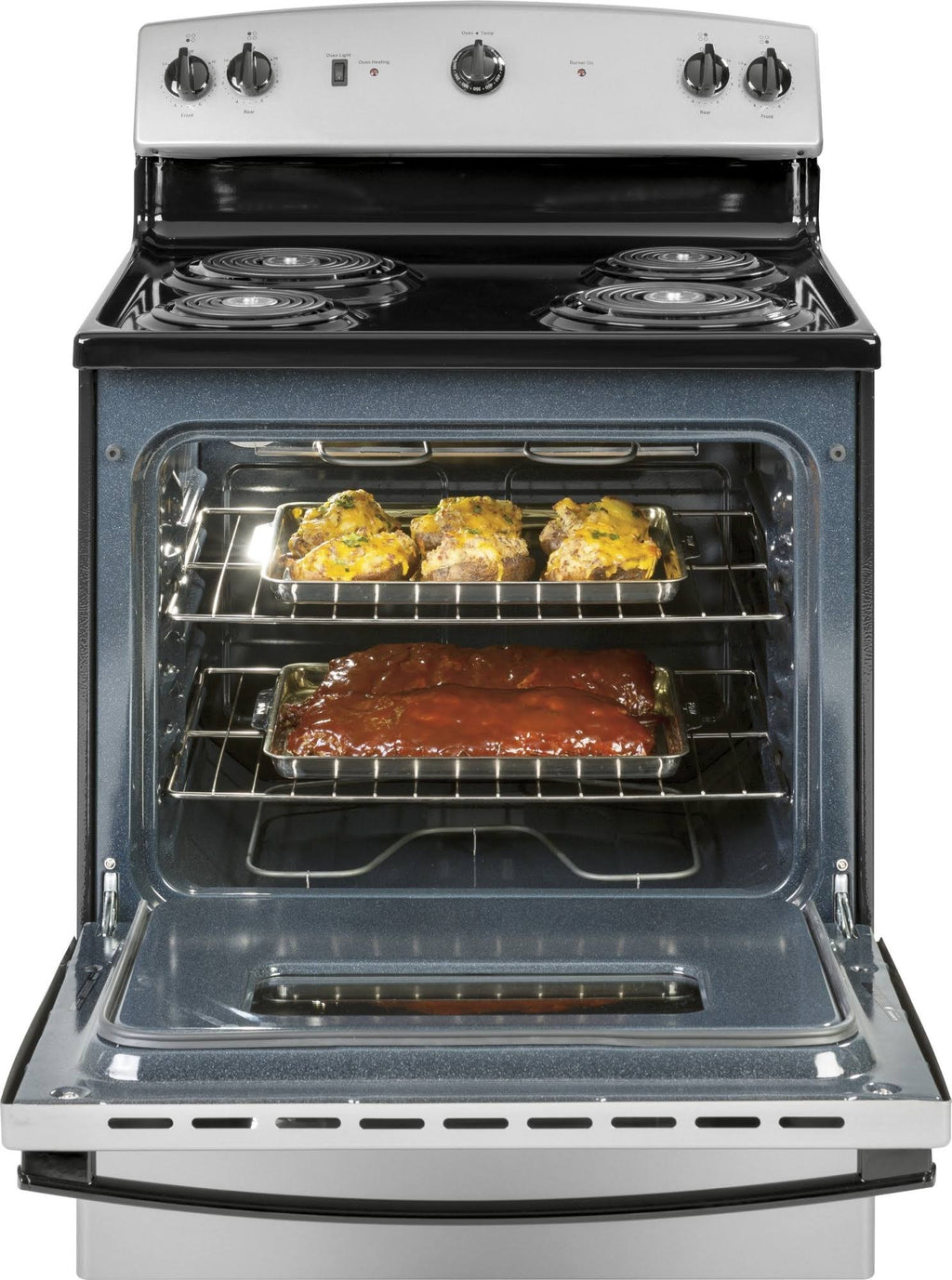 Silver Free Standing Electric Range E151262