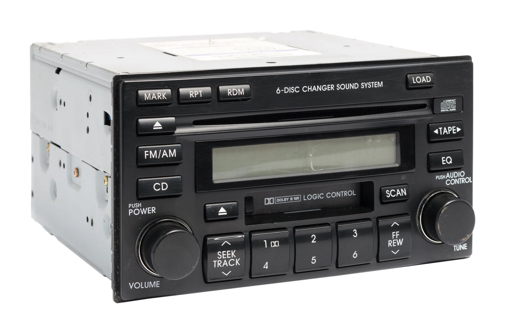Restored AM FM Radio Cassette 6 Disc CD MP3 Player Y59397