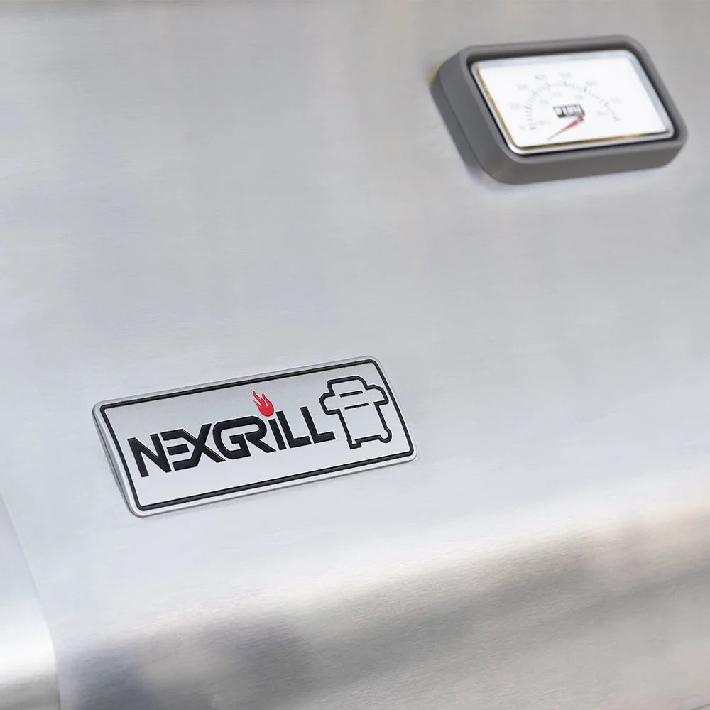 4-Burner Dual Energy Propane Gas Grill with Infrared Side Burner and Cabinets E146856