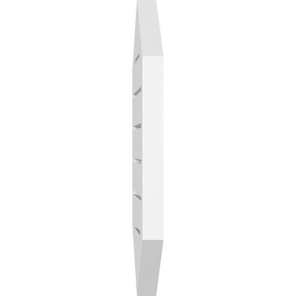 26x22W x 32x22H Vertical Peaked Surface Mount PVC Gable Vent J103215
