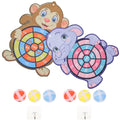 2 Sets Plastic Sticky Ball Dart Board Toy L44906