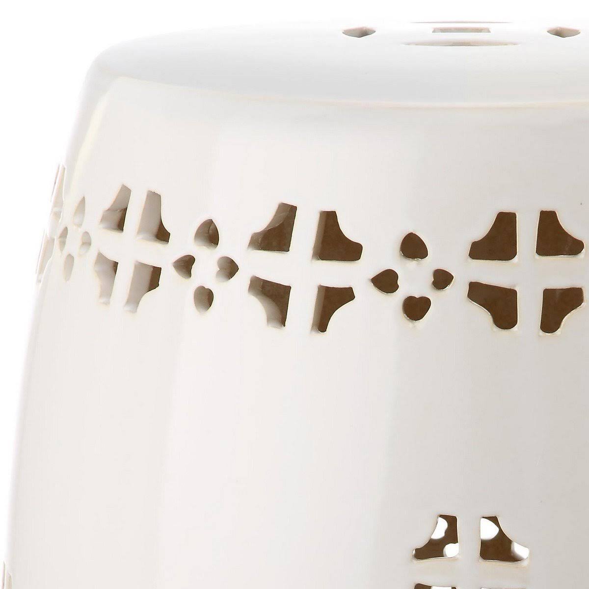White Garden Stool M149937