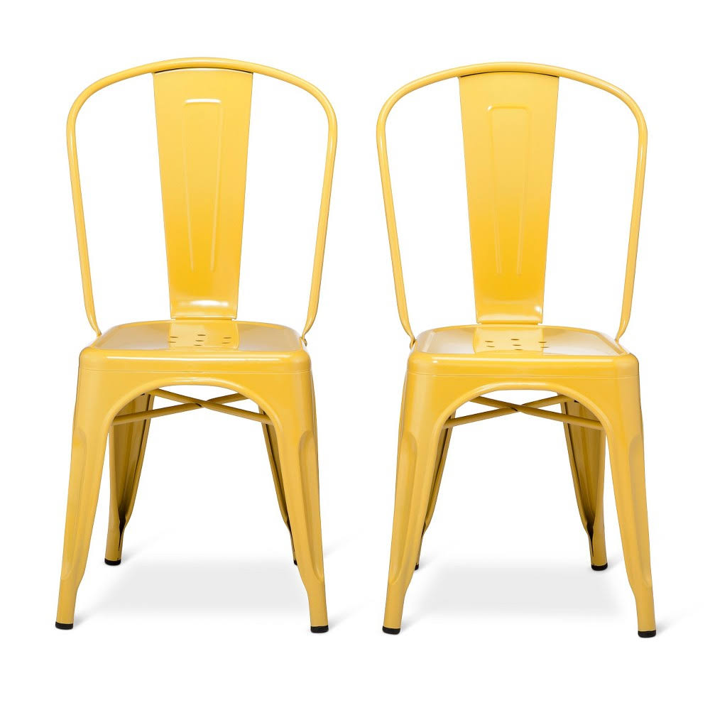 Black High Back Dining Chair Set of 2 W10150