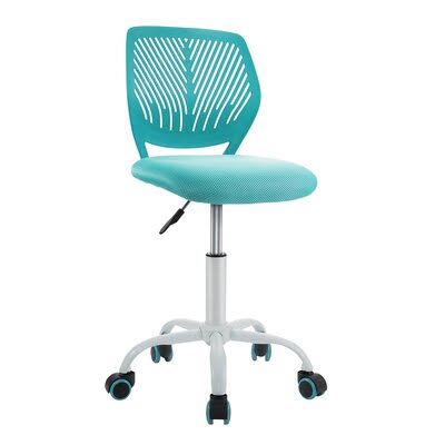 Turquoise Armless Office Desk Chair A509