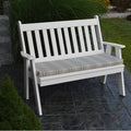 White Plastic Garden Bench L903