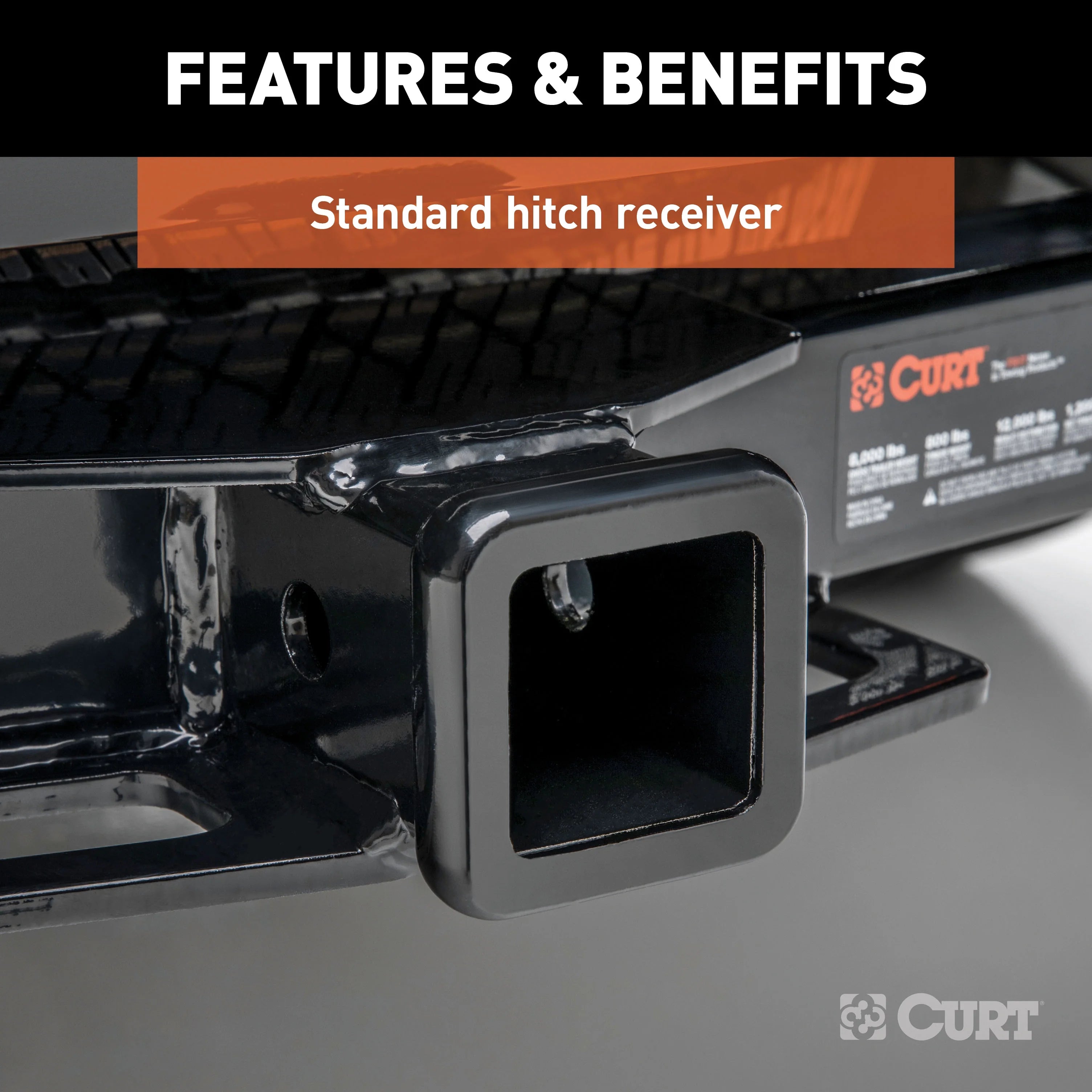 Step Bumper Hitch Receiver, 2-Inch, 5,000 lbs. S5850