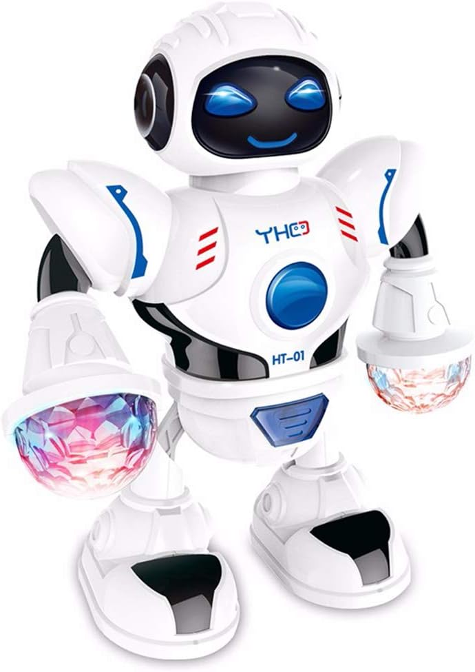 Pack of 2 Musical Dancing Robot Toy Z422981