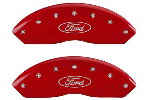 Red Ford Caliper Covers R77184