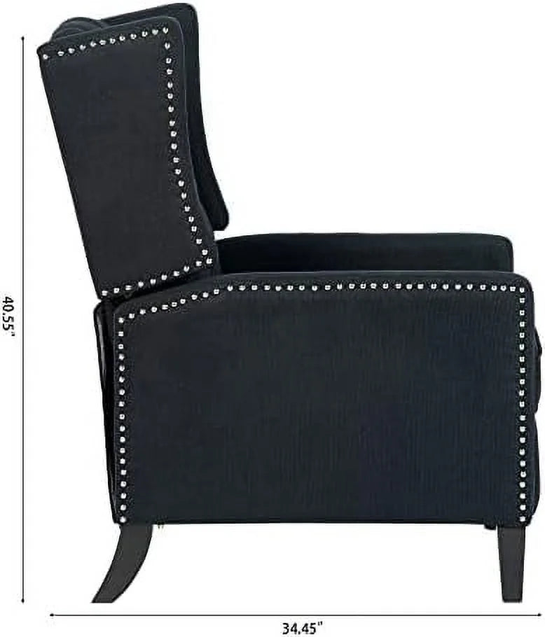 Recliner Chair with Wing Back Upholstered Lounge Sofa Chair K28689