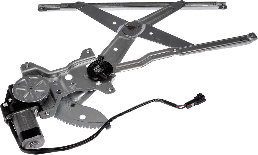 Front Driver Side Power Window Motor and Regulator Assembly Black Pack of 2 W124522