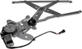 Front Driver Side Power Window Motor and Regulator Assembly Black Pack of 2 W124522