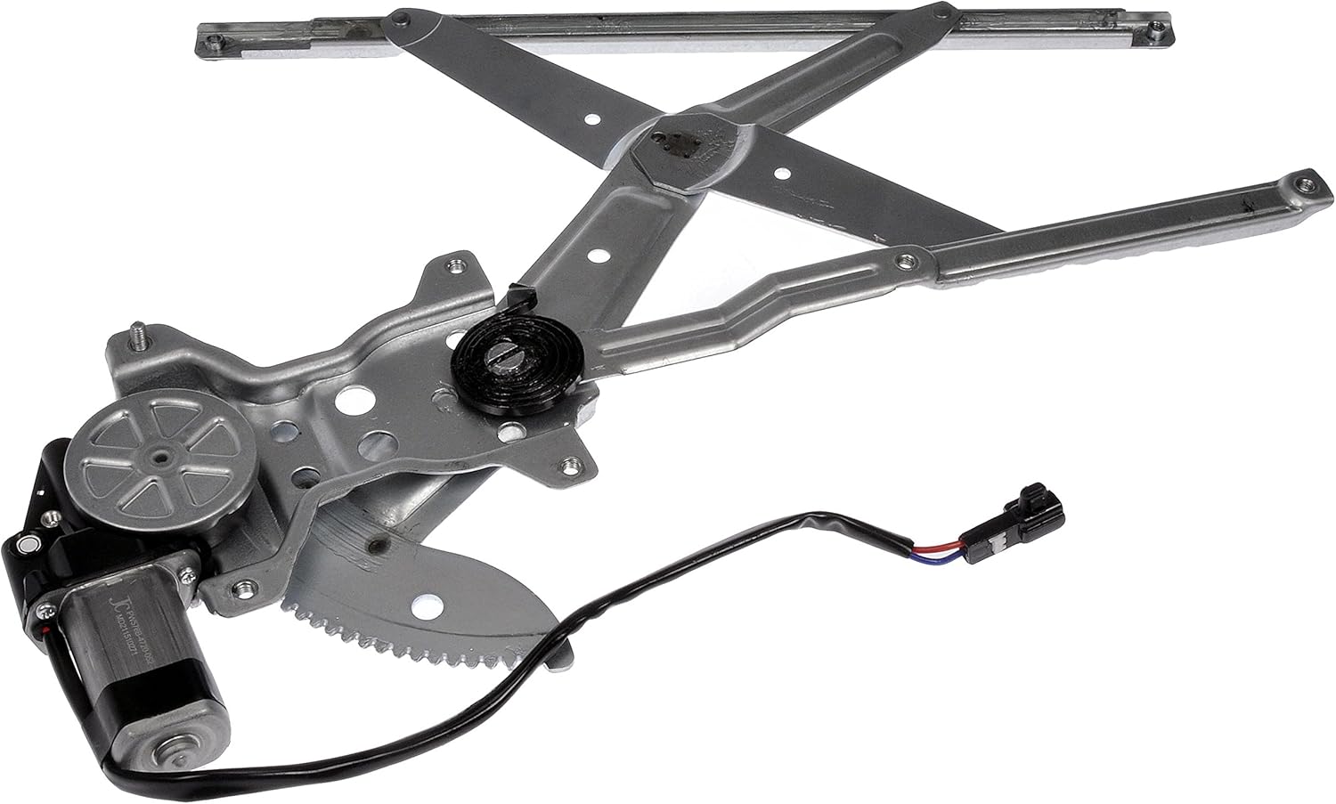 Front Driver Side Power Window Motor and Regulator Assembly Black Pack of 2 W124522