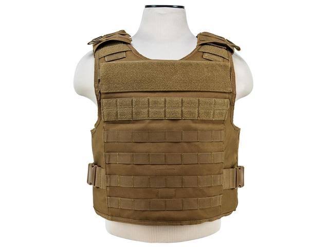 Tan 2XL Ballistic Plate Carrier Vest L689218