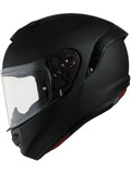 Matt Black Motorcycle Helmet V9645