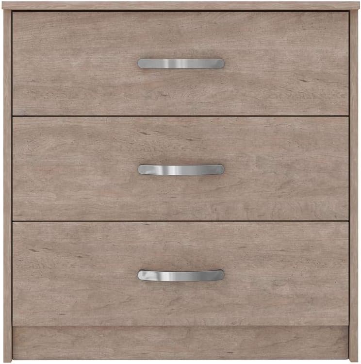 3 Drawer Grayish Brown Chest of Drawers K55073