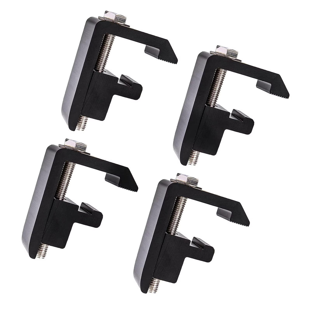 4 Pieces Water Resistant Metal Mounting Clamps for Camper Shell I9900