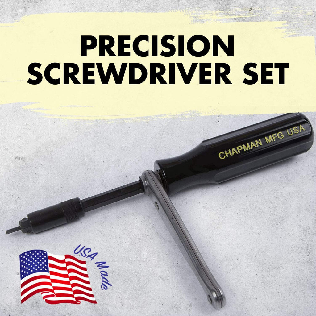 24 USA Made Insert Bits Screwdriver Set with Mini Ratchet Hand Tool A254698