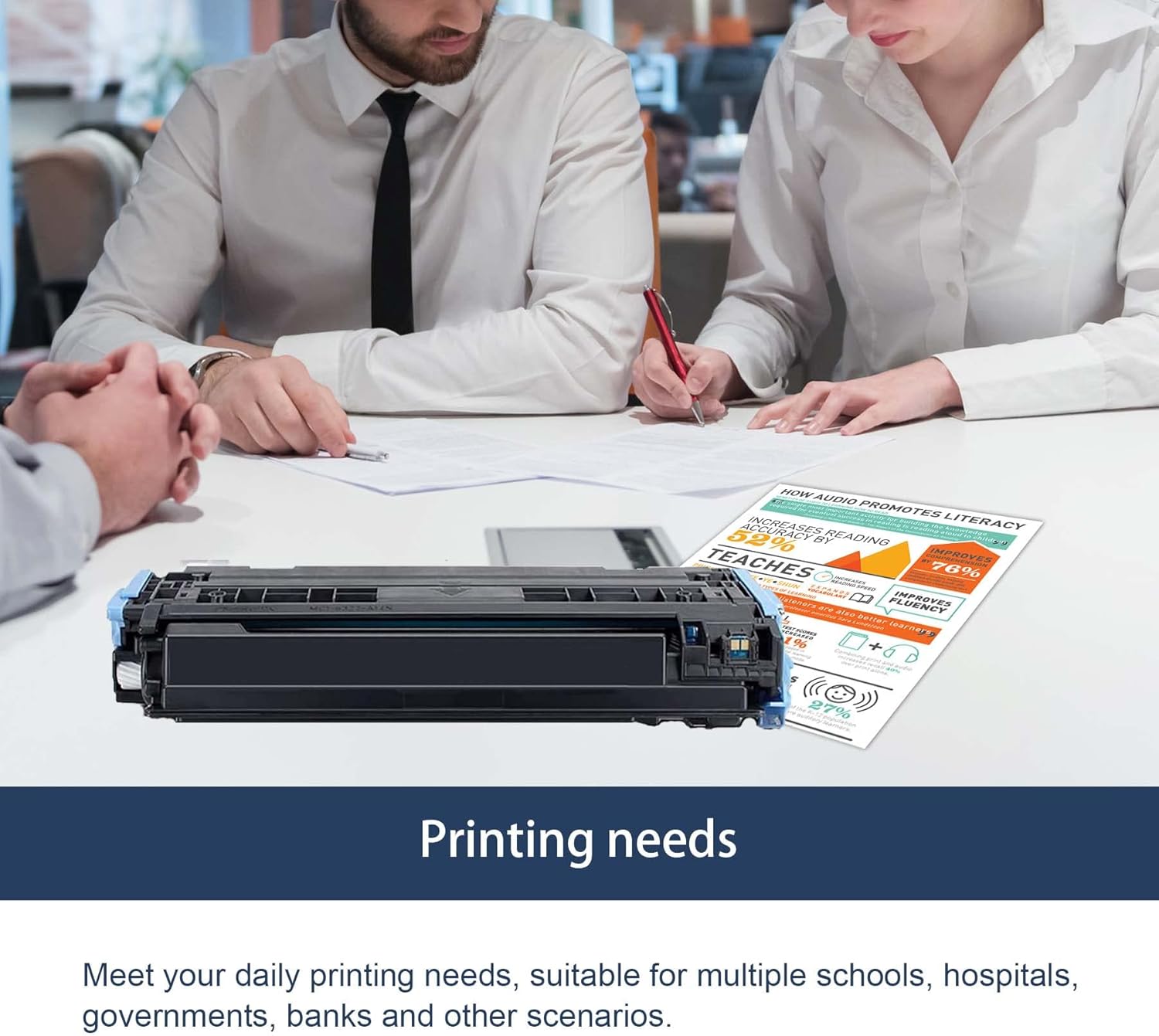 Yellow Toner Cartridge Compatible for HP 1600 2600dn 2605dn 2605n 2605dtn 2600n CM1015mfp CM1017mfp - 1 Pack O331046