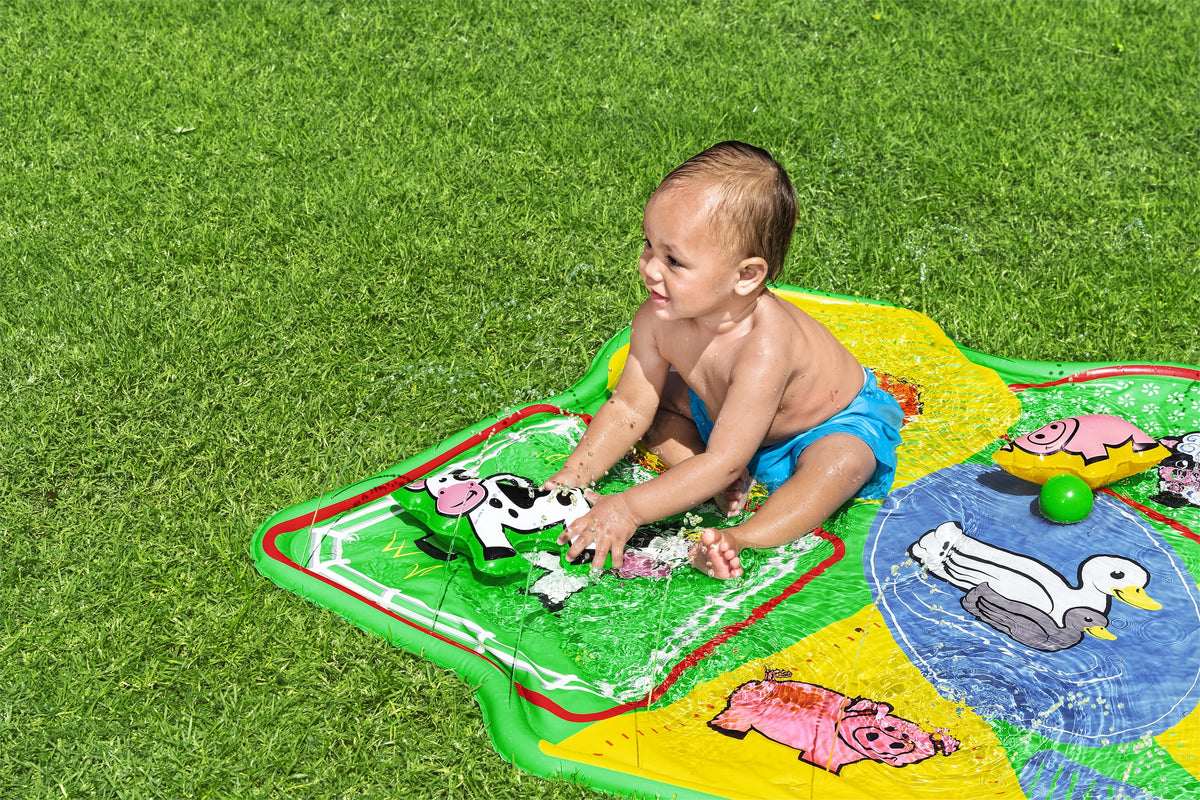 Multicolor Toddler Sprinkler Splash Pad 65 in. x 44 in. K729403
