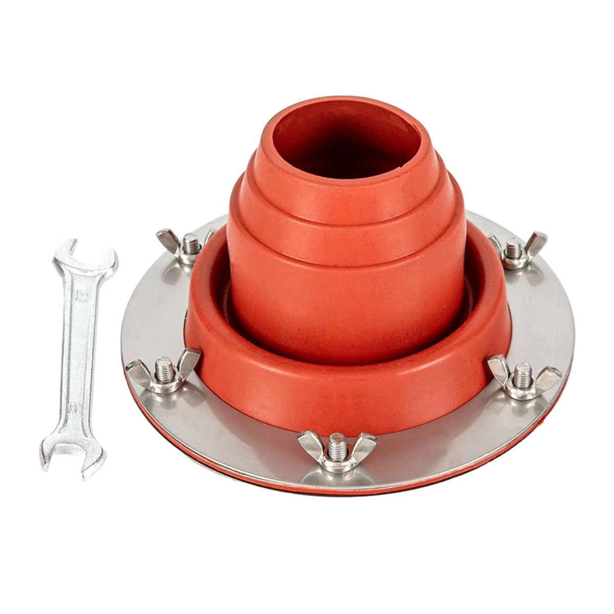 Hot Tent Jack Fireproof Protection Pipe Vent Roof Pipe Flashing Wood Burner Flue Pipe Fitting K4154