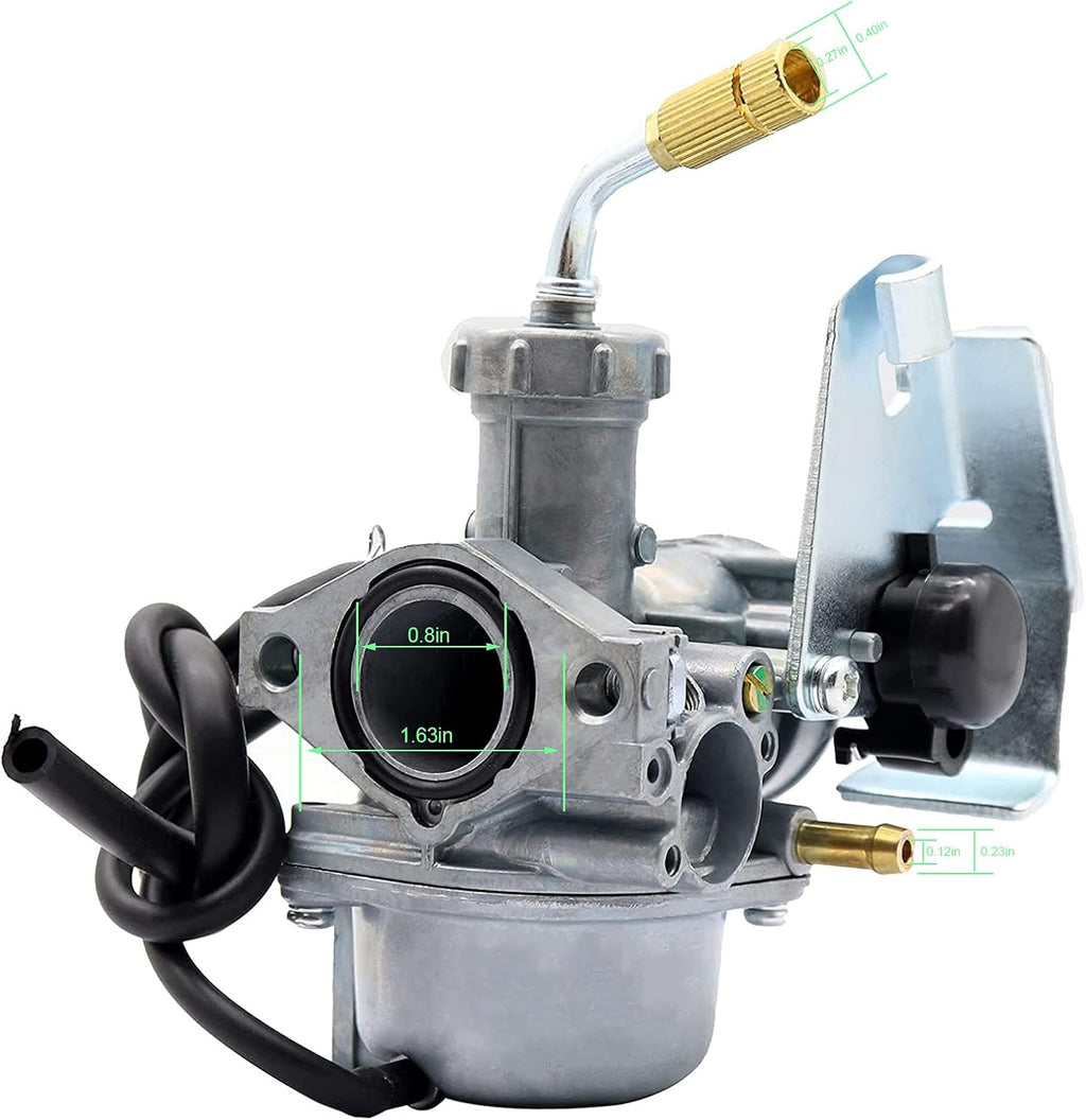Carburetor Compatible with Kawasaki KLX110 2002-2020 Pack of 2 N366