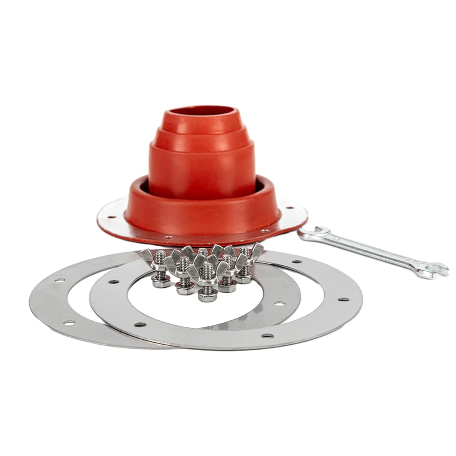 Hot Tent Jack Fireproof Protection Pipe Vent Roof Pipe Flashing Wood Burner Flue Pipe Fitting K4154