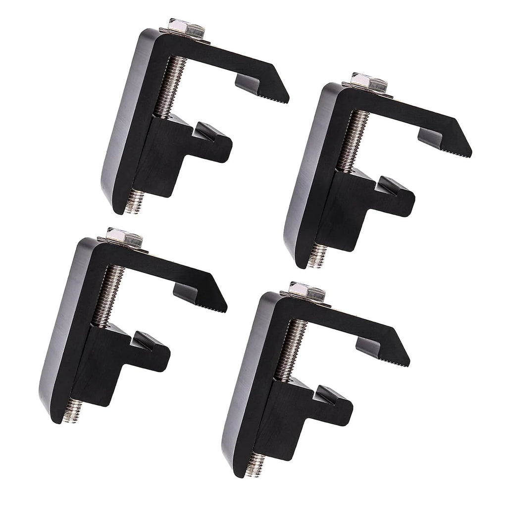 4 Pieces Water Resistant Metal Mounting Clamps for Camper Shell I9900