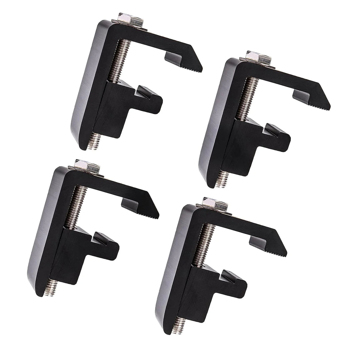 4 Pieces Water Resistant Metal Mounting Clamps for Camper Shell I9900
