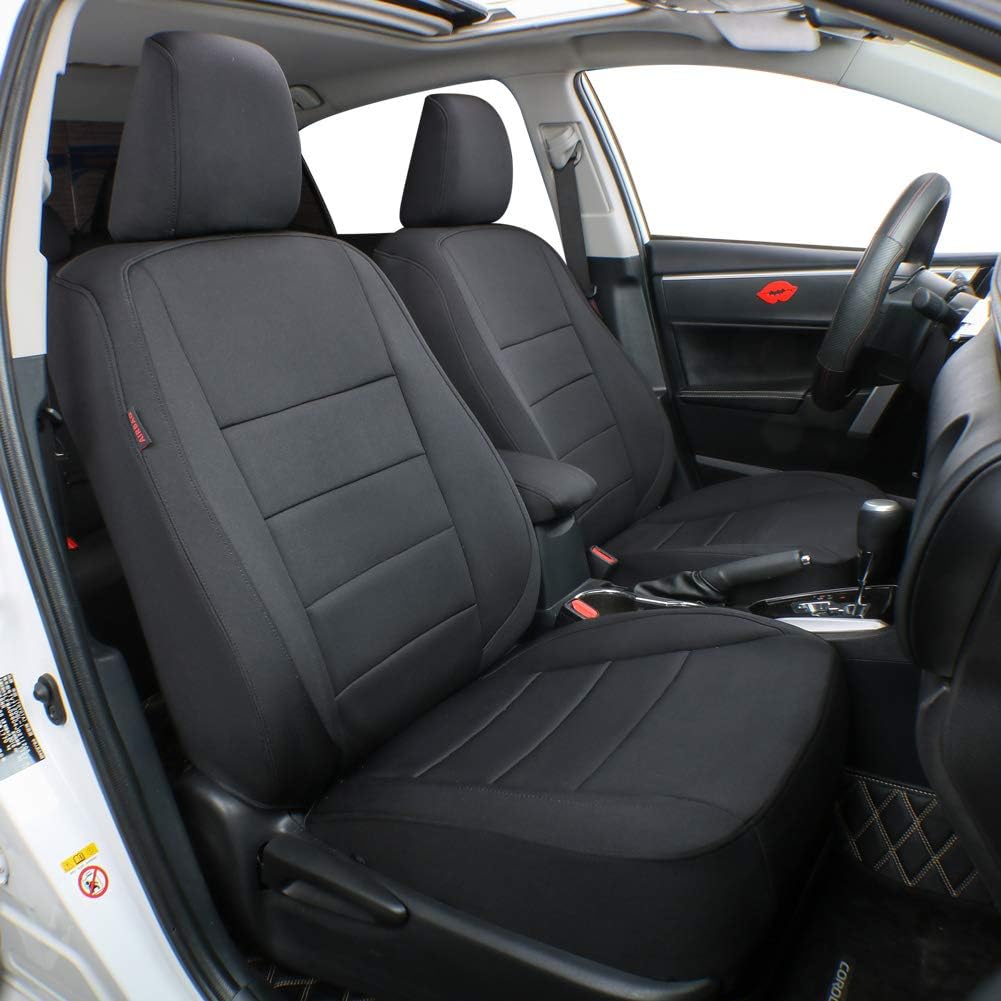 Beige Leatherette Car Seat Covers for Toyota Corolla Cross F244381