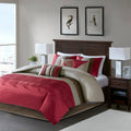 Red California King 7 Piece Comforter Set G12805