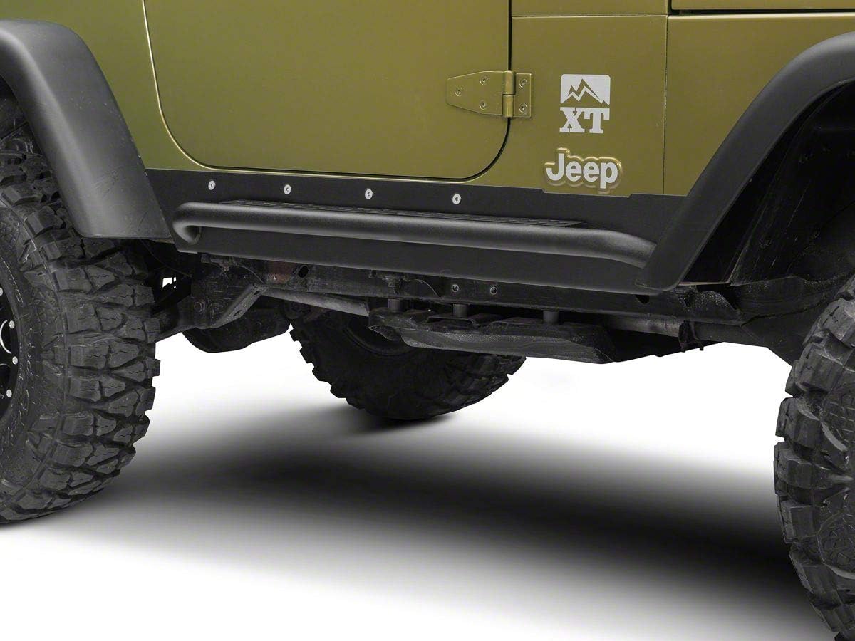 Rocker Guards with Steps Compatible with 97-06 Jeep Wrangler TJ N525800
