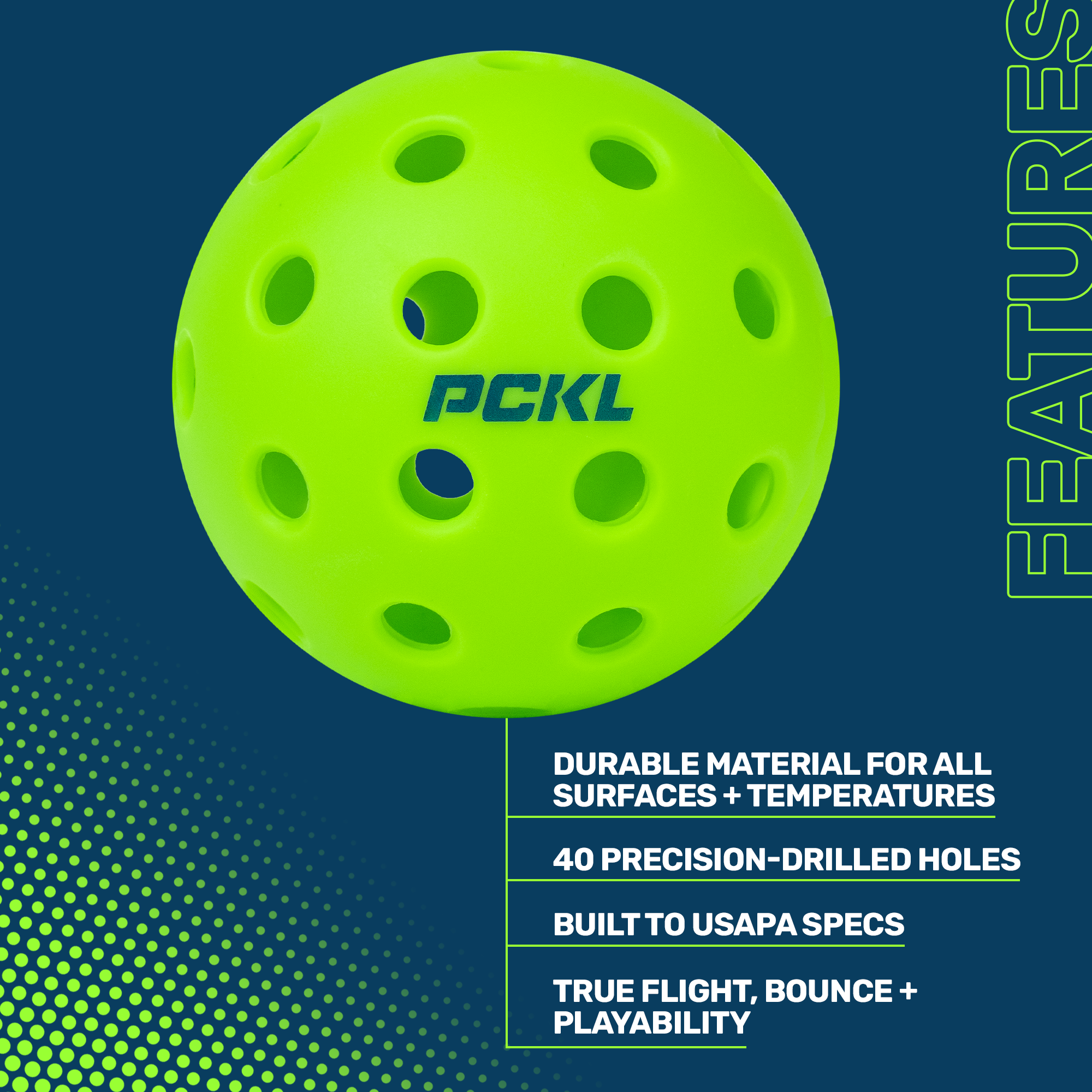 2 Paddle and 4 Ball Pickleball Set E903996