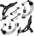 Front Upper & Lower Control Arms Lower Ball Joints Sway Bar Links D2700