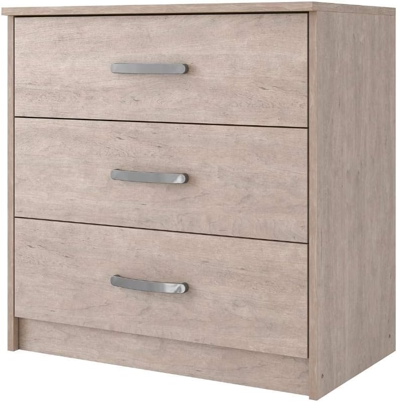 3 Drawer Grayish Brown Chest of Drawers K55073