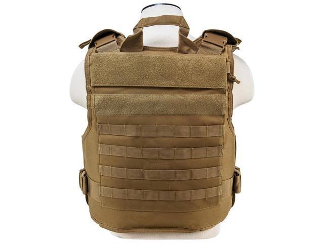 Tan 2XL Ballistic Plate Carrier Vest L689218
