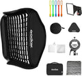 24x24inch Foldable Flash Softbox with Bowens Mount and Carrying Case F832