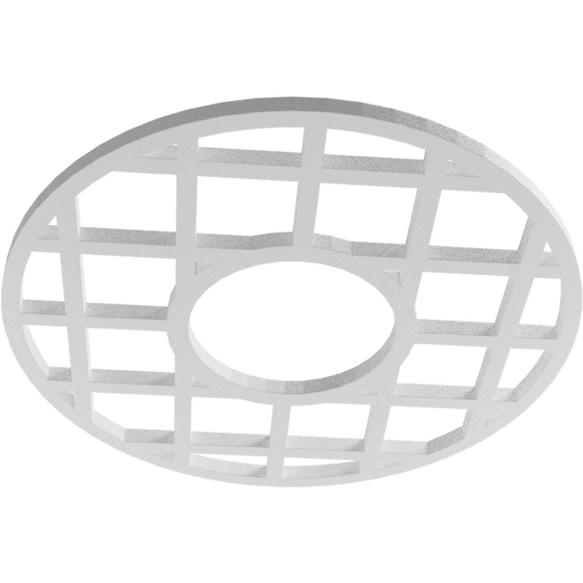 36x22OD x 13 1/8x22ID x 1x22P PVC Pierced Ceiling Medallion Y753377
