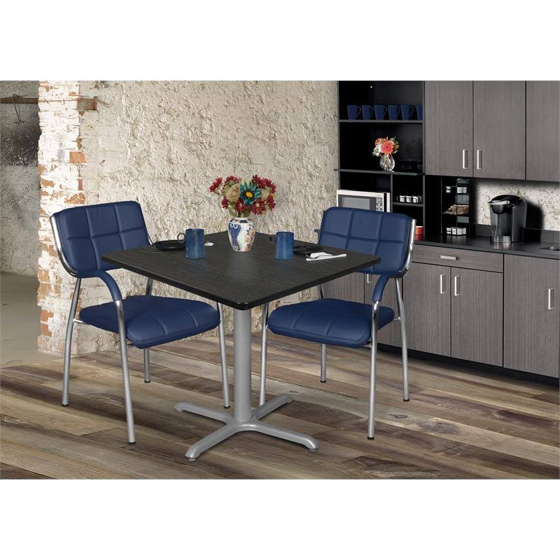 Ash Grey Square X-Base Table K242272