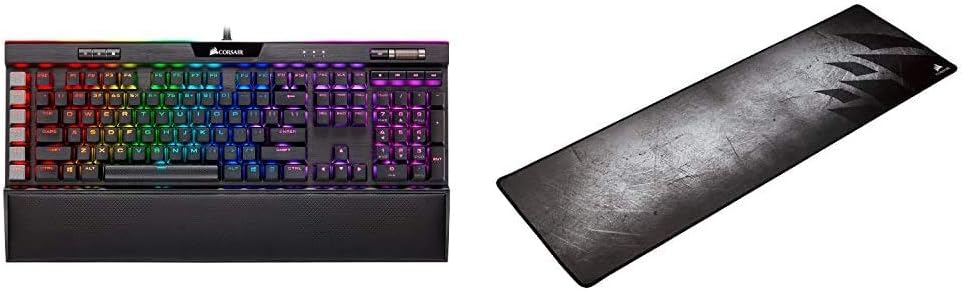 Black Mechanical Gaming Keyboard with Backlit RGB LED E888