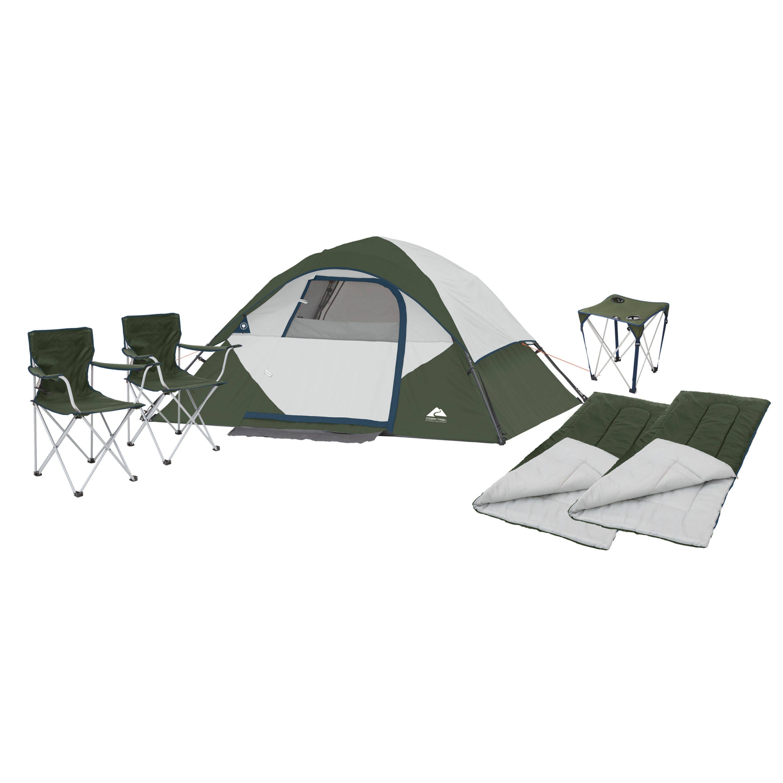 6-Piece 4 Person Camping Combo Tent J699