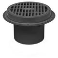 4x22 PVC Sediment Drain with Cast Iron Grate M73525