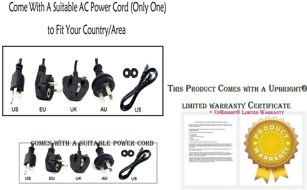12 Volt DC Adapter for 12V Ride On Toys Car W650234