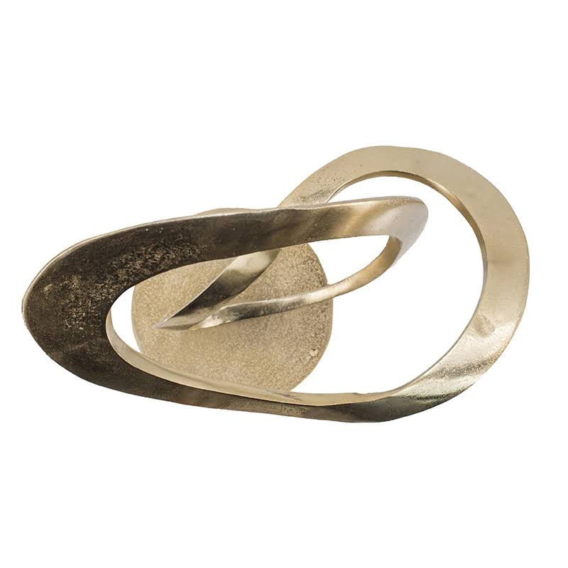 Gold Alu Sculpture on Block Base W519929