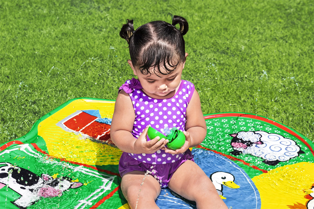 Multicolor Toddler Sprinkler Splash Pad 65 in. x 44 in. K729403