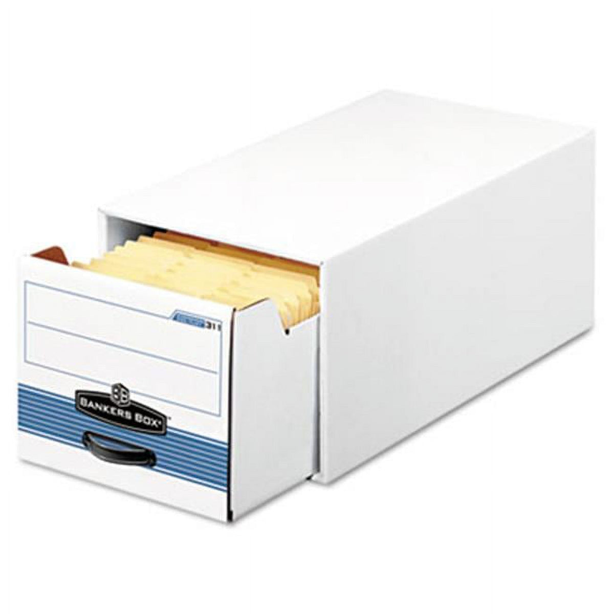 White/Blue Steel Storage Box F480