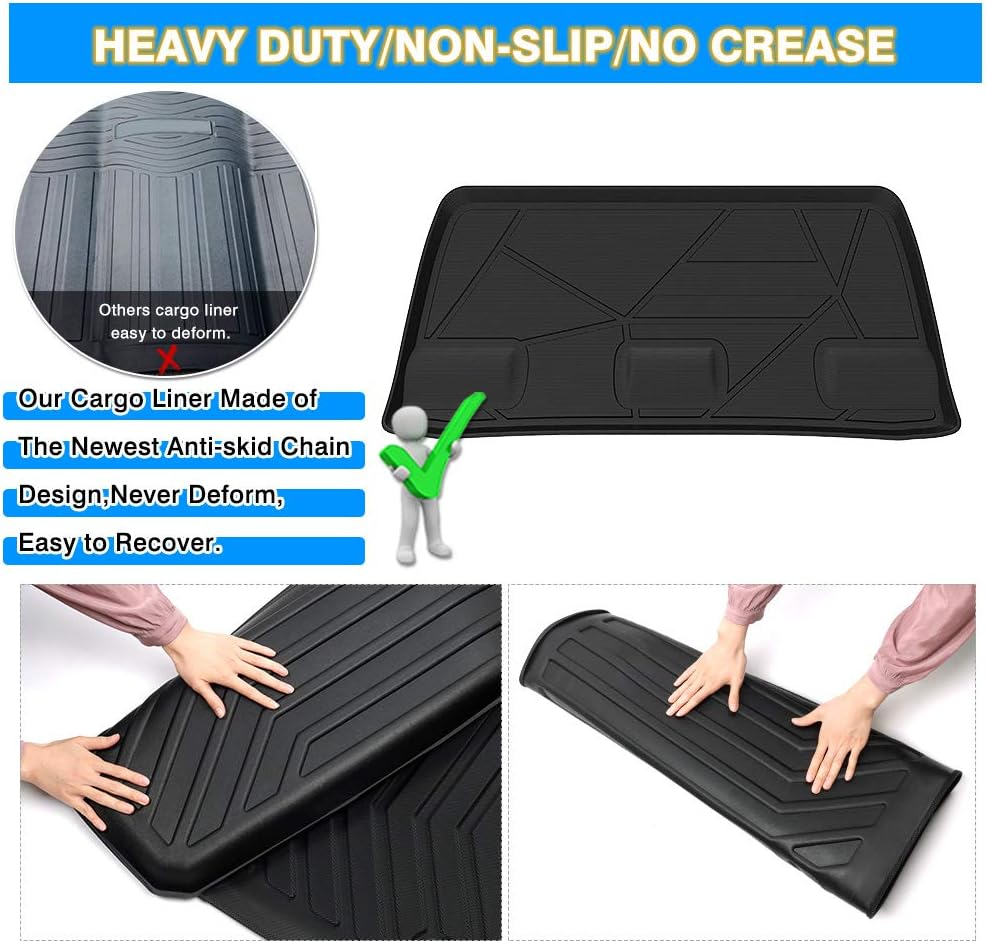 Custom Fit Cargo Liner Trunk Floor Mat Pack of 2 A12958