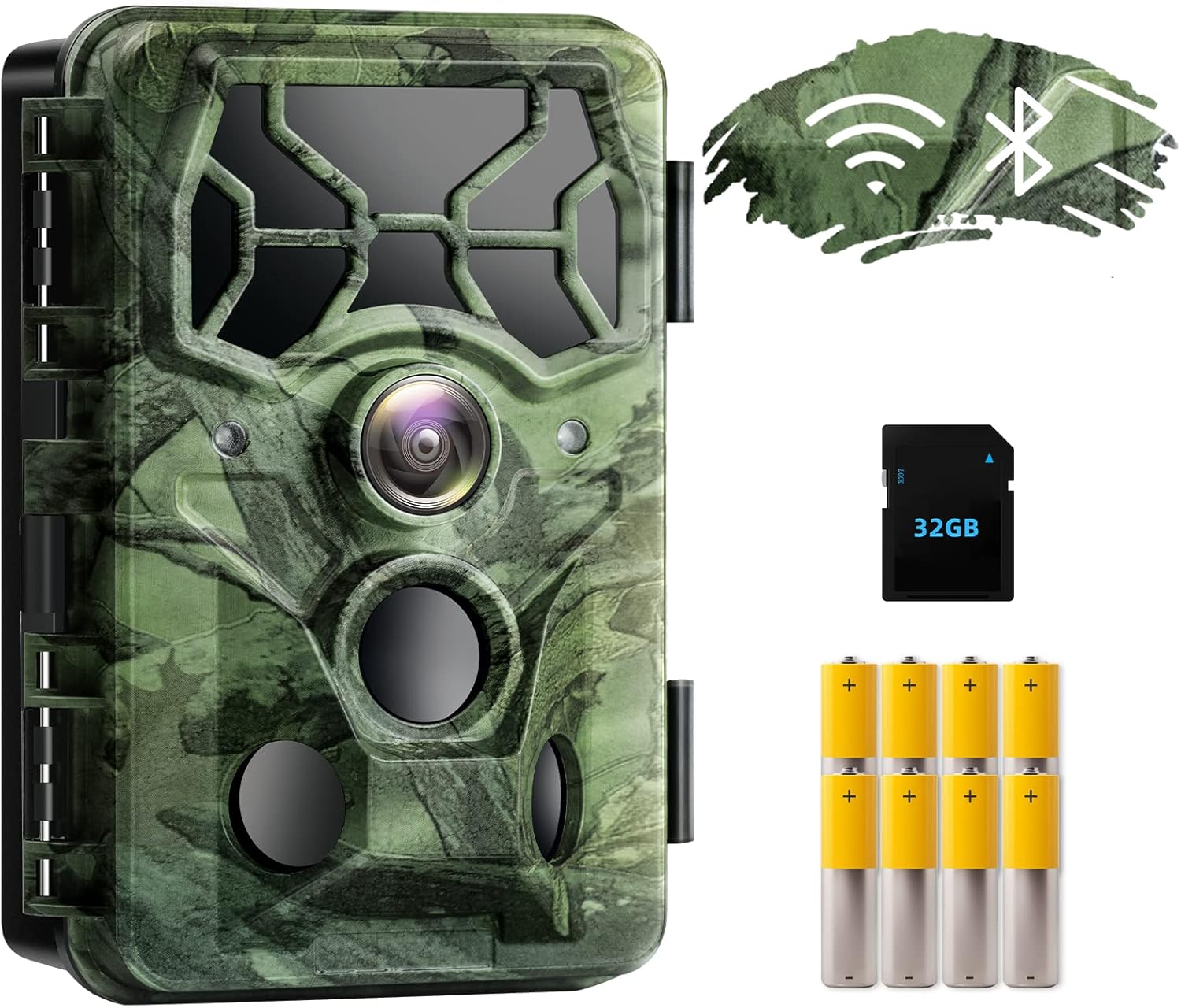 Trail Camera WiFi 32MP 4K with Night Vision N72804