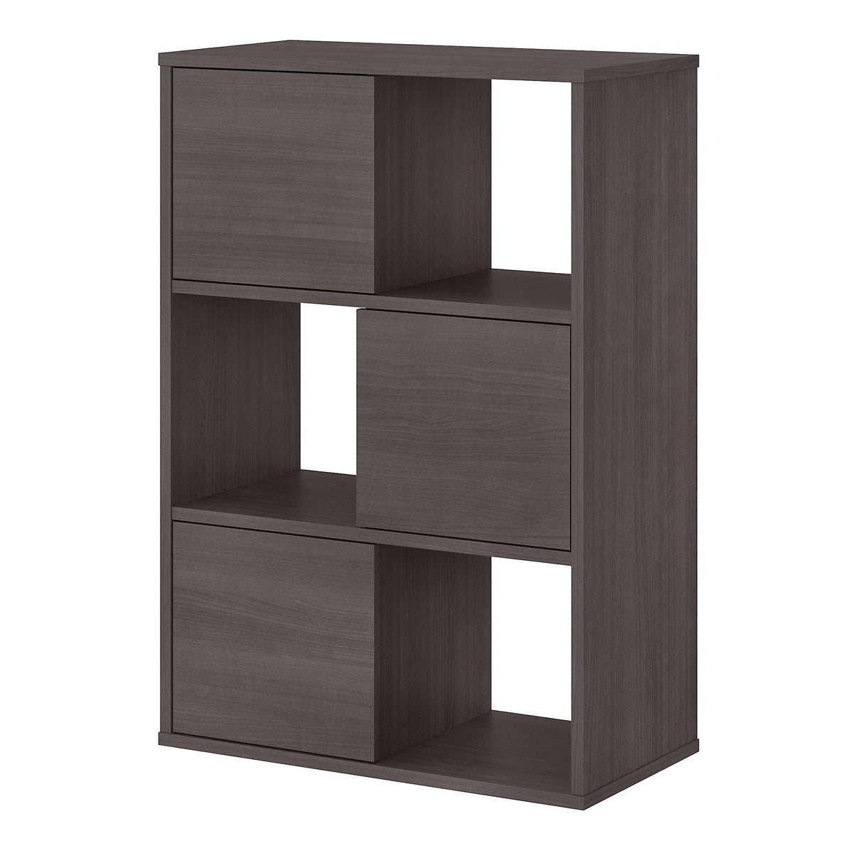 White and Fresh Walnut 6-Cube Organizer Q858883